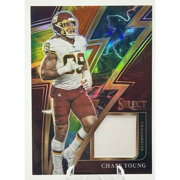 2022 Panini Select Sparks Tie-dye /25 Chase Young #SP-34 Washington Commanders - Picture 1 of 4